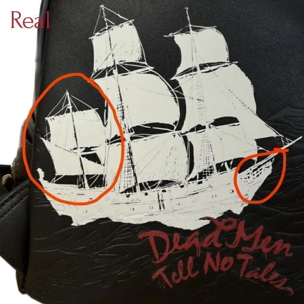 Loungefly Disney Pirates of the Caribbean Dead Men Tells No Tales Mini B…